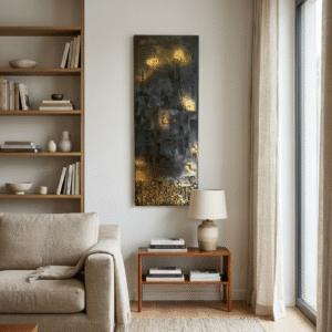 Ref.: 0003 - Quadro 40 X 100 Focos Dourados